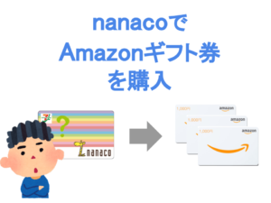 nanacoでAmazonギフト券